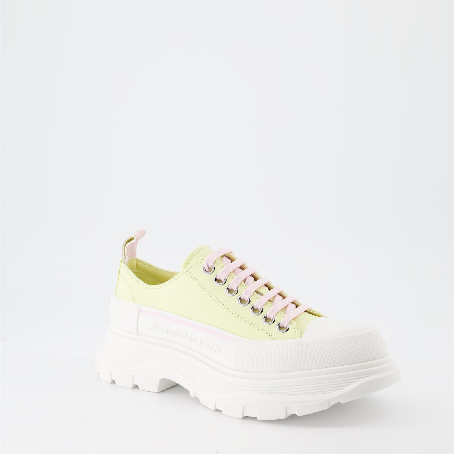 Baskets Baskets Tread Slick Alexander McQueen Jaune Femme