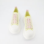 Tênis Baskets Tread Slick Alexander McQueen Amarelo Femme