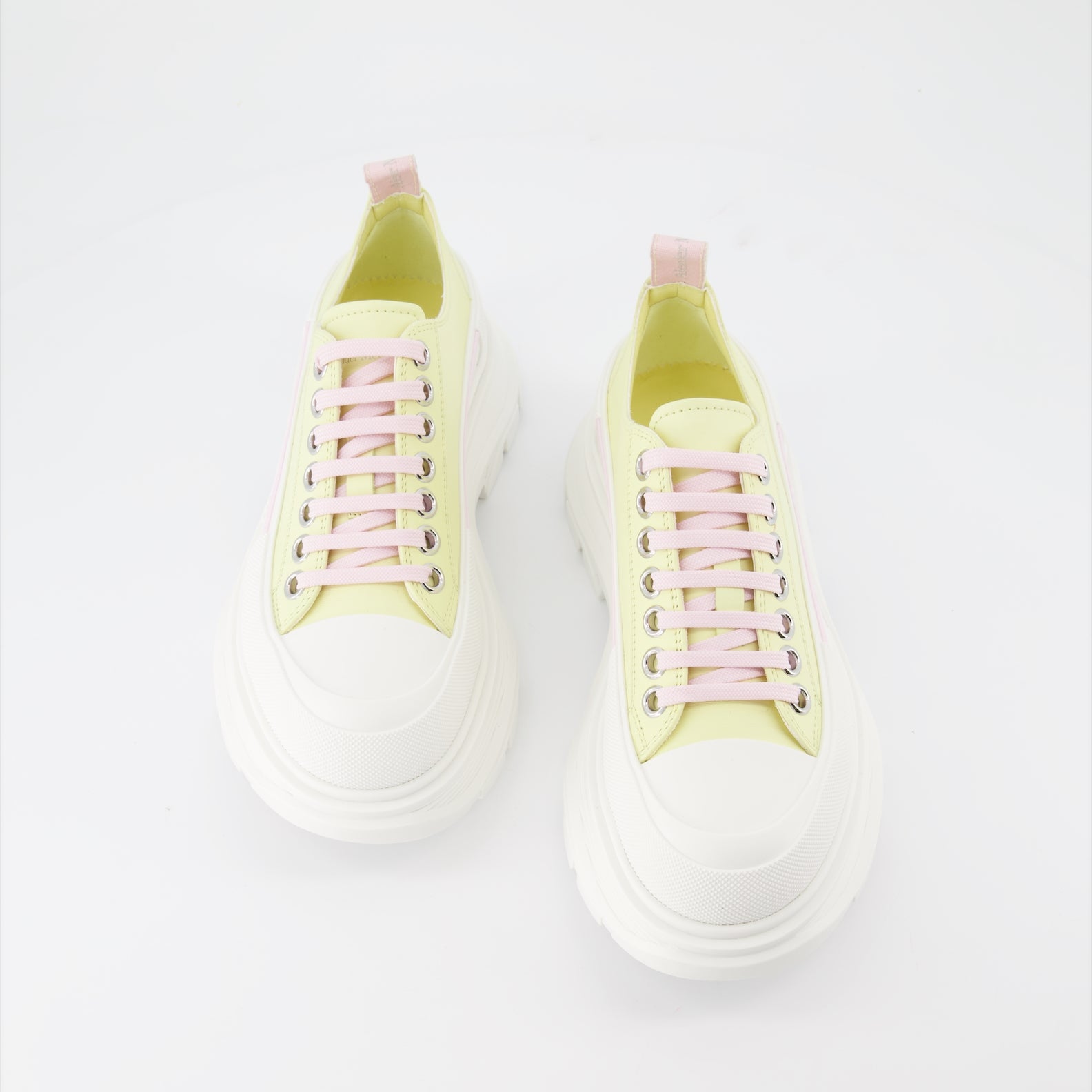 Baskets Baskets Tread Slick Alexander McQueen Jaune Femme