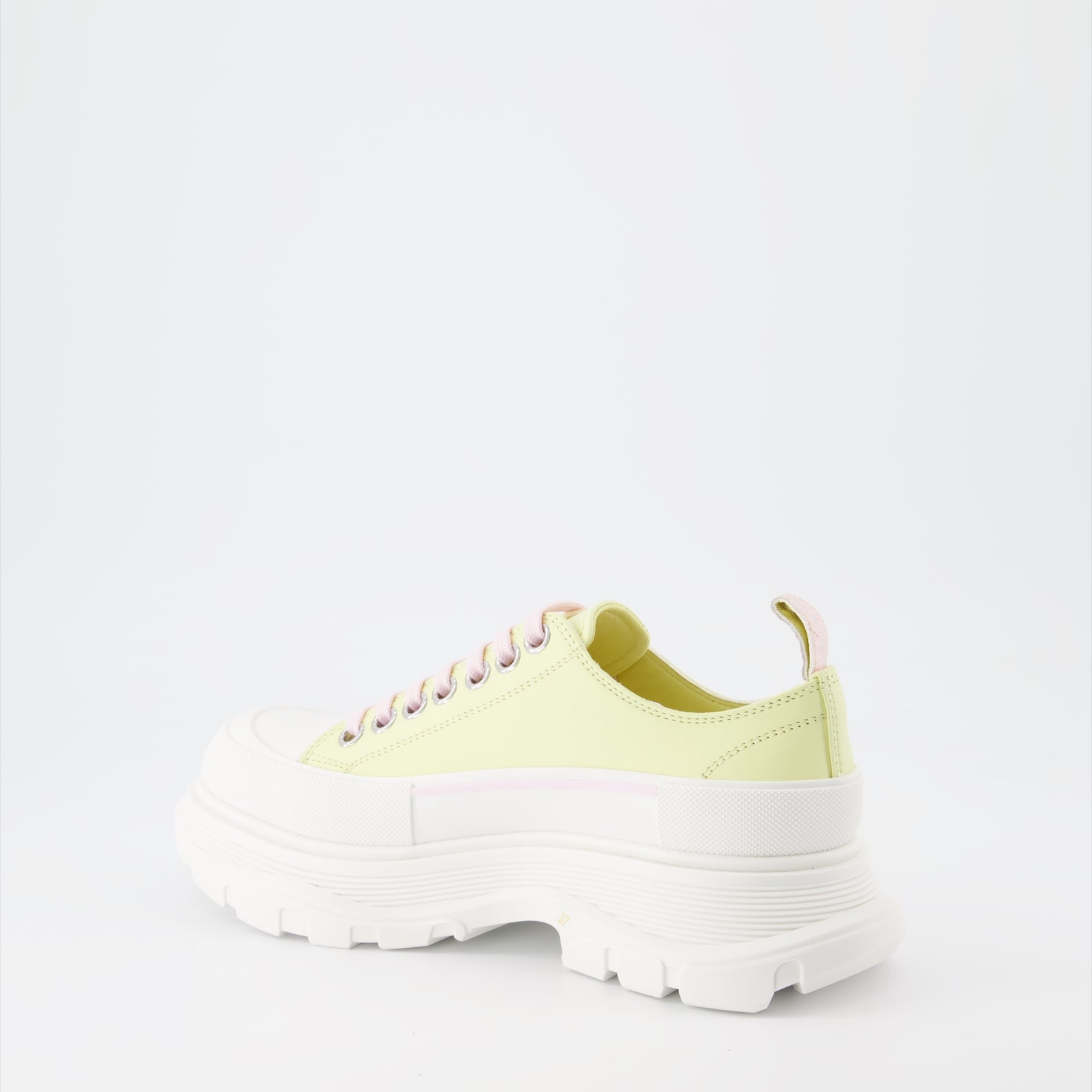 Baskets Baskets Tread Slick Alexander McQueen Jaune Femme