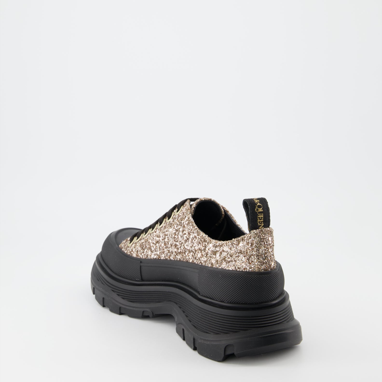 Baskets Baskets Tread Slick Alexander McQueen Doré Femme
