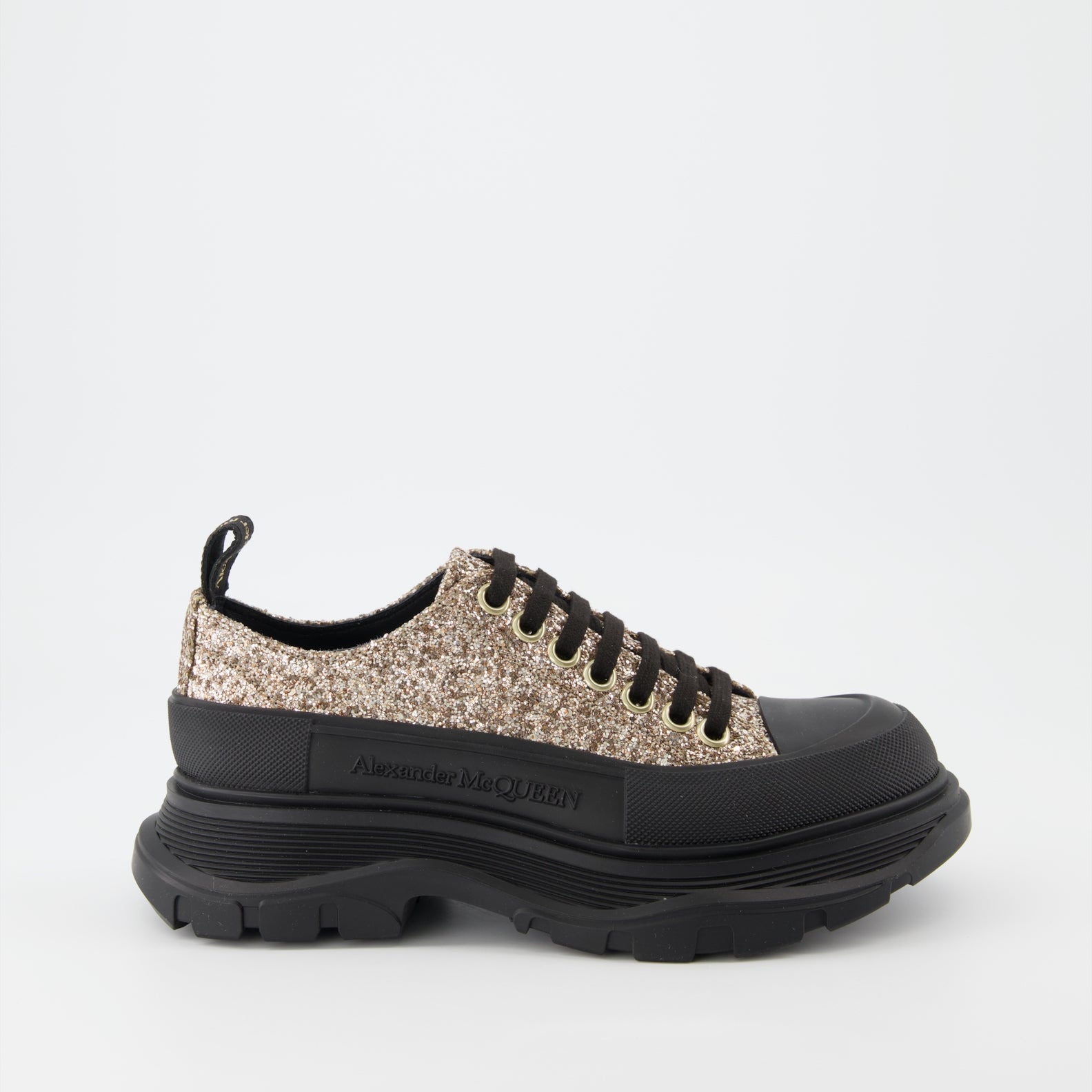 Baskets Baskets Tread Slick Alexander McQueen Doré Femme
