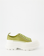Sneakers Baskets Tread Slick Alexander McQueen Verde Femme