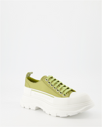 Sneakers Baskets Tread Slick Alexander McQueen Verde Femme