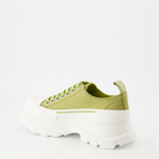 Sneakers Baskets Tread Slick Alexander McQueen Verde Femme
