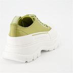Sneakers Baskets Tread Slick Alexander McQueen Verde Femme