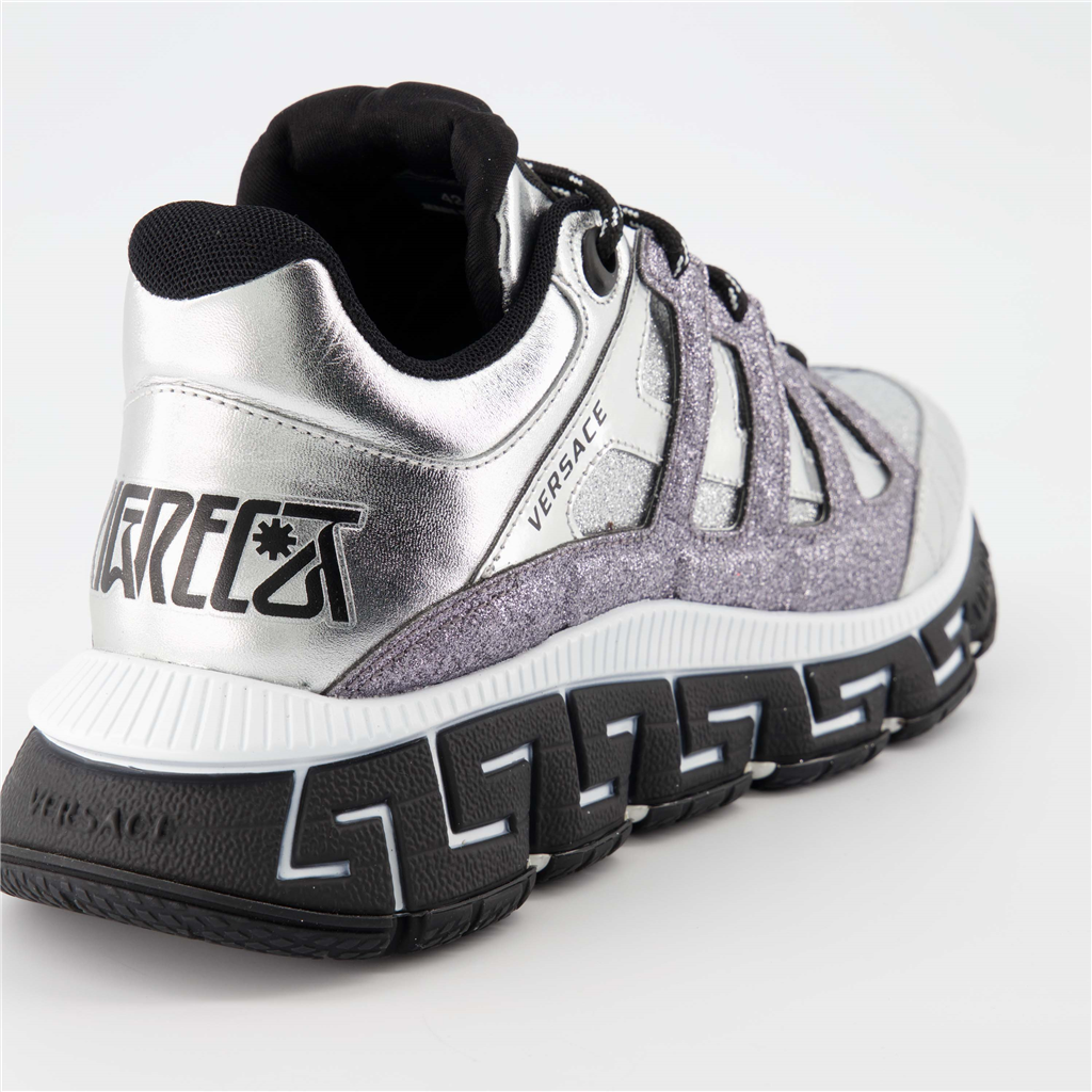 Baskets Baskets Trigreca Versace Argenté Homme