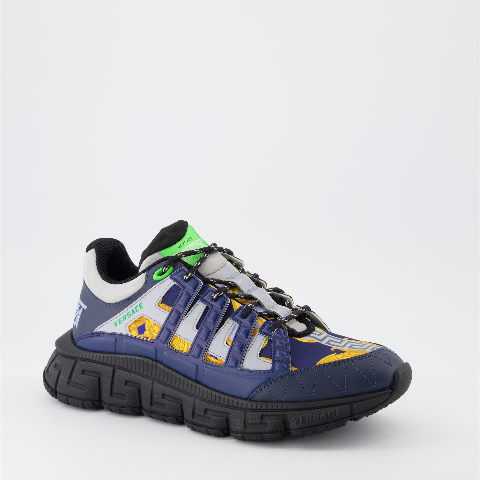 Baskets Baskets Trigreca Versace Bleu Homme