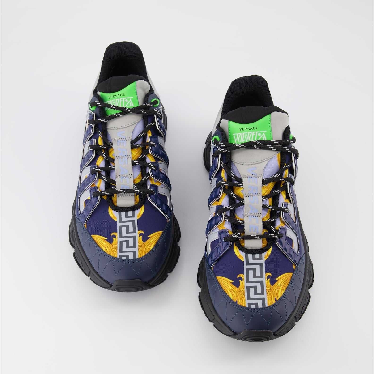 Baskets Baskets Trigreca Versace Bleu Homme