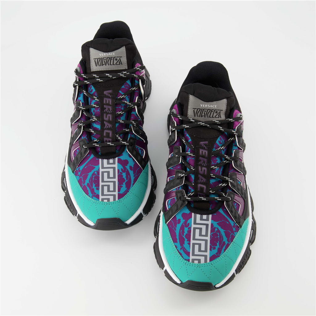 Baskets Baskets Trigreca Versace Noir Homme