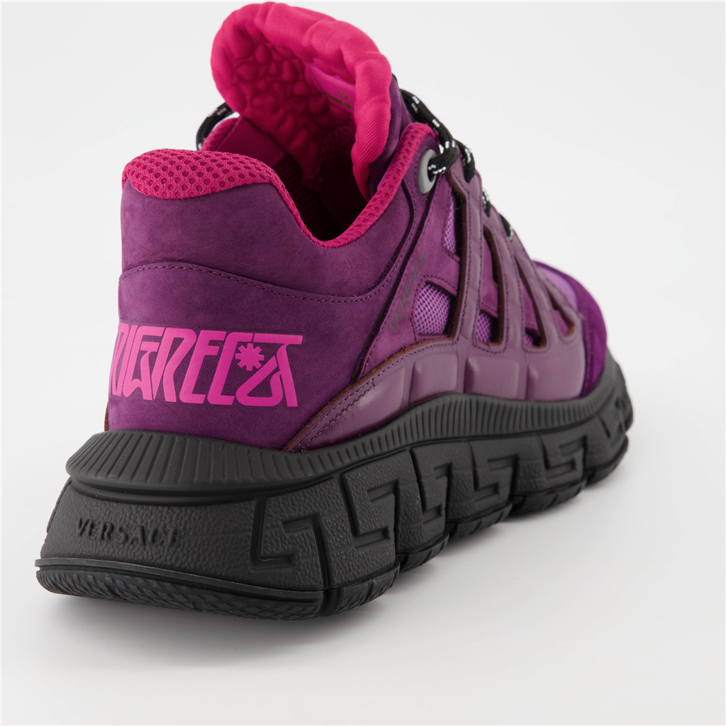 Baskets Baskets Trigreca Versace Violet Homme