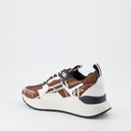 Baskets Baskets Vintage Check Burberry Marron Homme