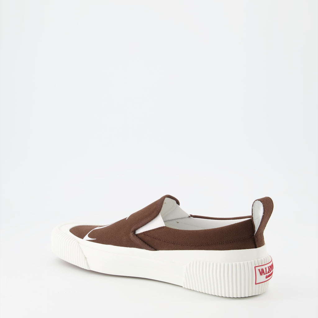 Tênis Baskets VLTN Valentino Garavani Marrom Homme