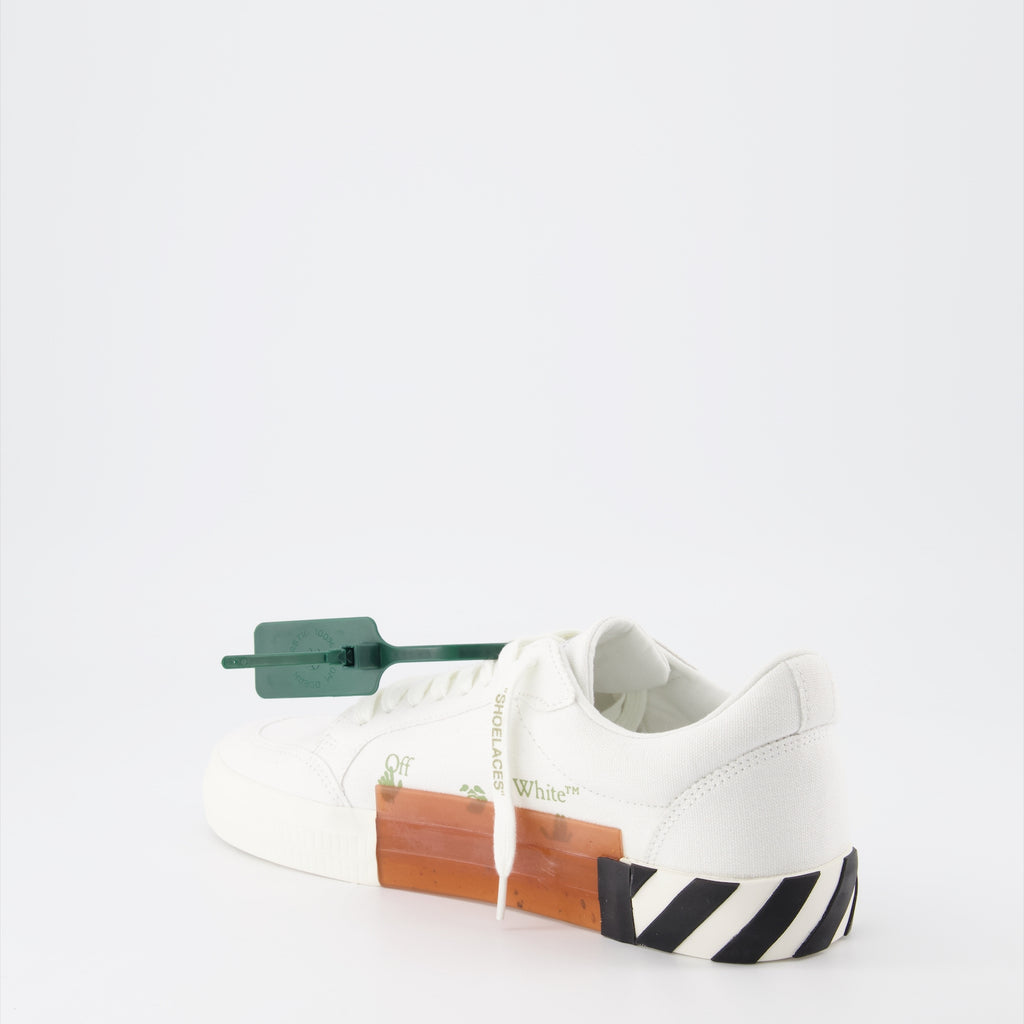 Tênis Baskets Vulcanized Off-White Branco Homme
