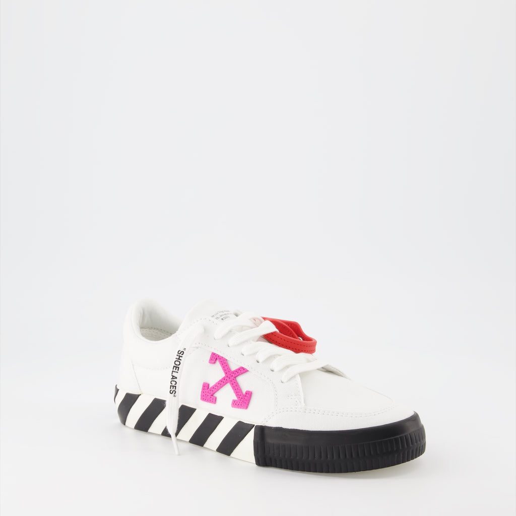 Tênis Baskets Vulcanized Off-White Branco Femme