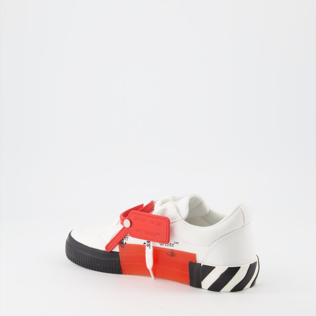 Tênis Baskets Vulcanized Off-White Branco Femme