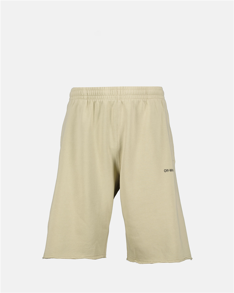 ショートパンツ Diag バミューダショーツ Off-White ベージュ 男