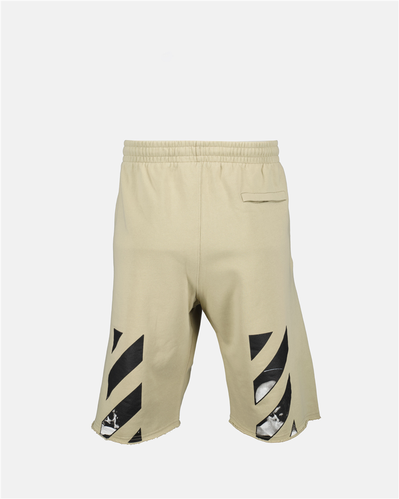 ショートパンツ Diag バミューダショーツ Off-White ベージュ 男