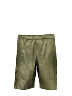Shorts Bermuda en coton Alexander McQueen Verde Homme