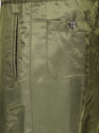 Shorts Bermuda en coton Alexander McQueen Verde Homme