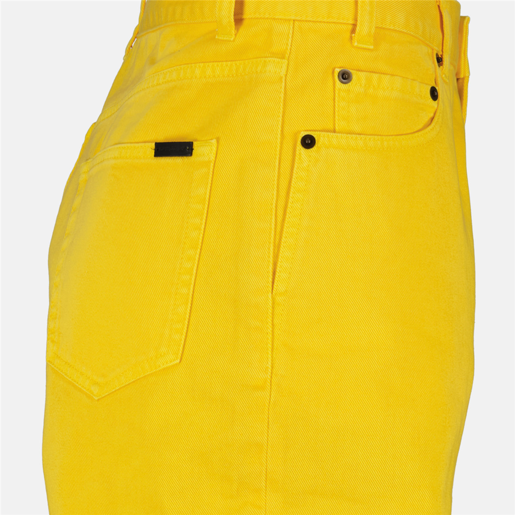 Shorts Bermuda en denim Saint Laurent Amarelo Homme