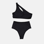 Moda praia Bikini Off Stamp Off-White Preto Femme