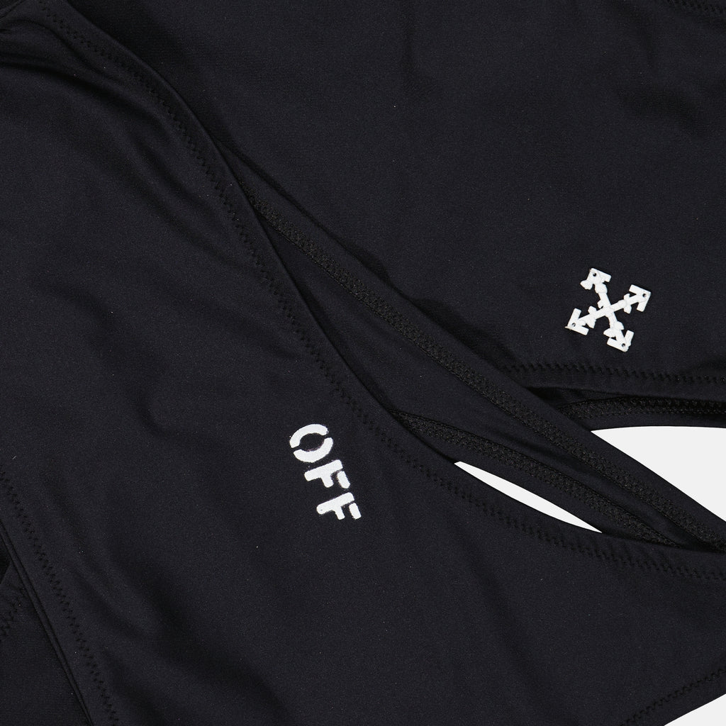 Moda praia Bikini Off Stamp Off-White Preto Femme