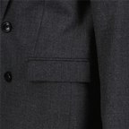 Casacos Blazer de Lã Ami PARIS Cinza Unisexo