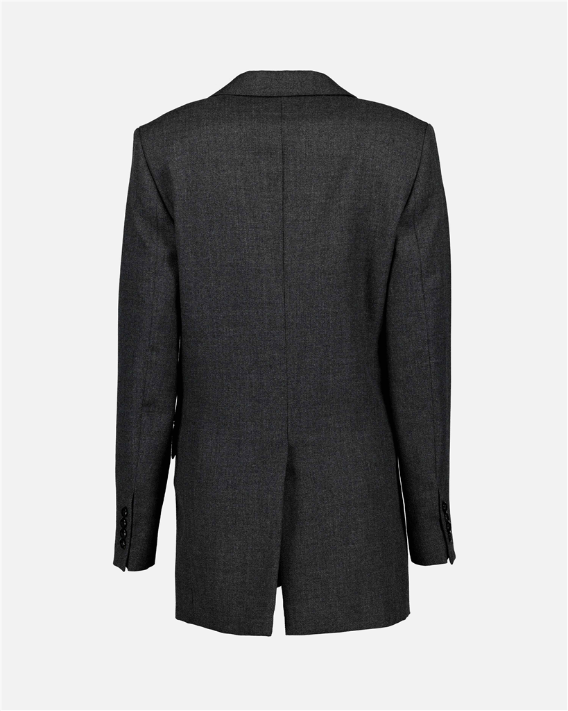 Casacos Blazer de Lã Ami PARIS Cinza Unisexo