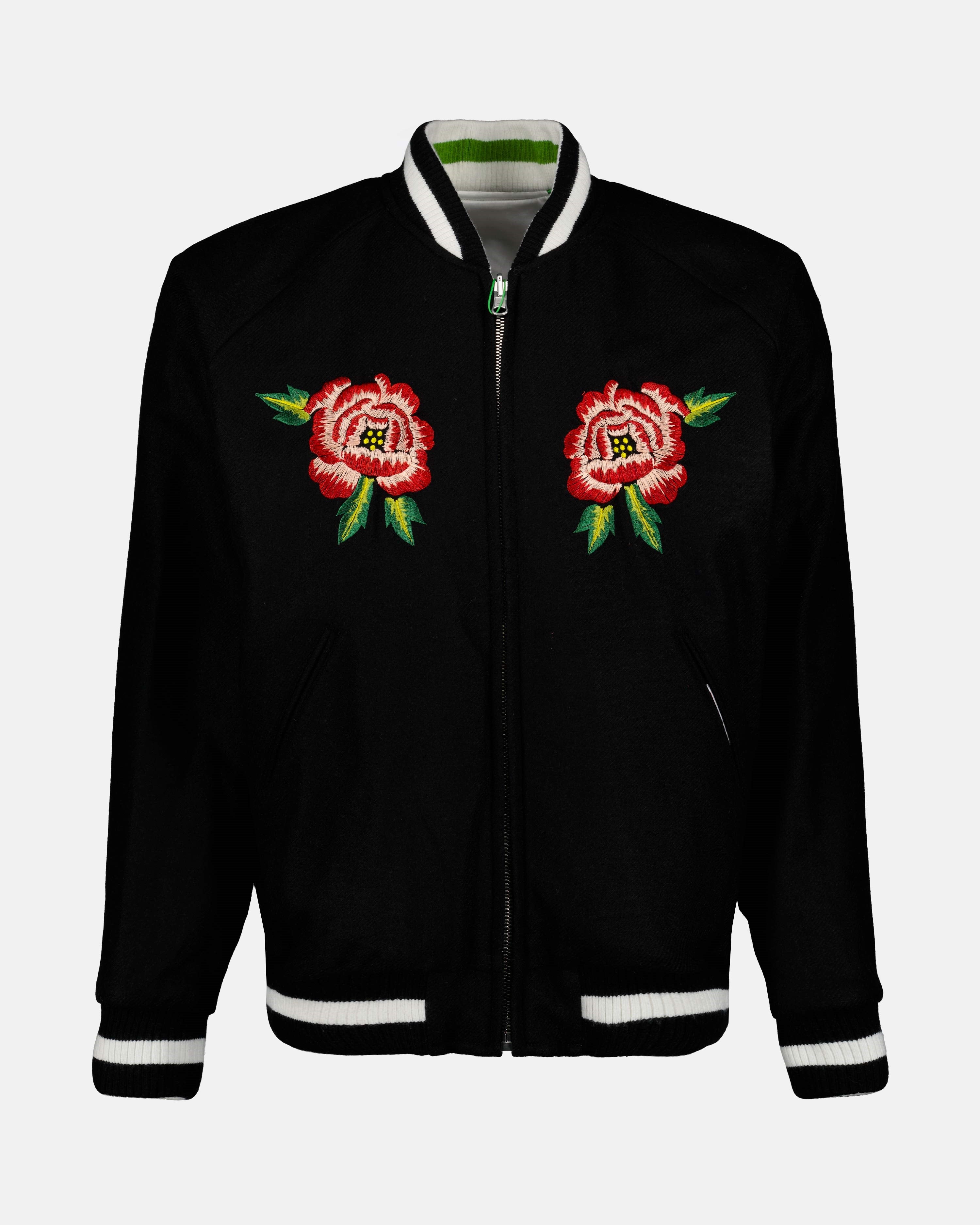 Jackets France-Japan reversible bomber jacket Kenzo Black Homme