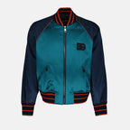 Jaquetas Blouson en satin Dolce & Gabbana Azul Homme
