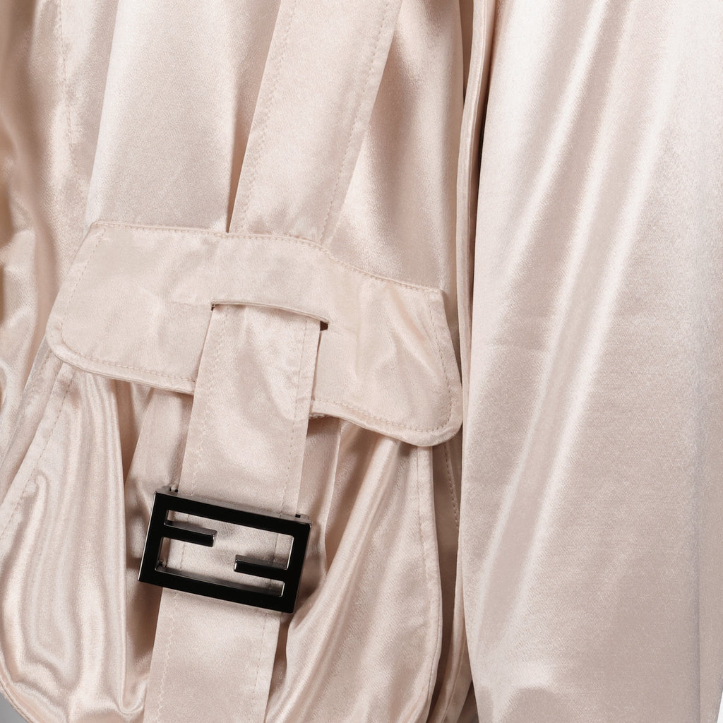 Jaquetas Blusão em satin Fendi Bege Femme