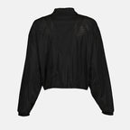 Jaquetas Blouson en soie technique Miu Miu Preto Femme