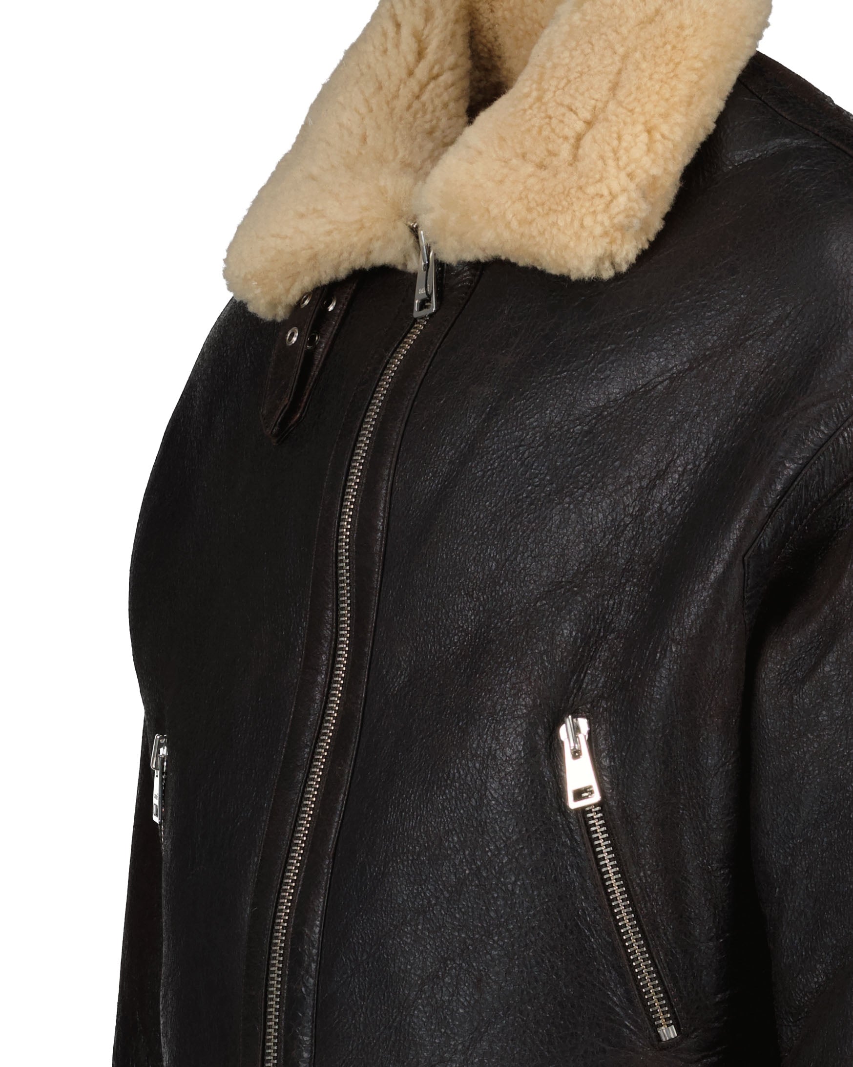 Jaquetas Blouson shearling Ami PARIS Marrom Unissex