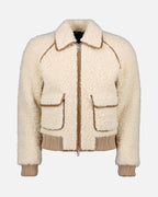 Jackets Shearling bomber Fendi Beige Homme