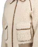 Jackets Shearling bomber Fendi Beige Homme