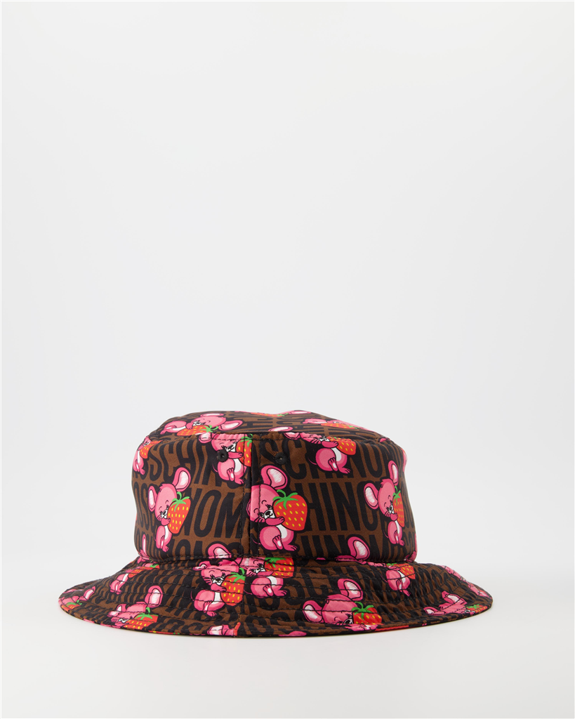 Hats, caps and beanies Monogrammed bucket hat Moschino Brown Man