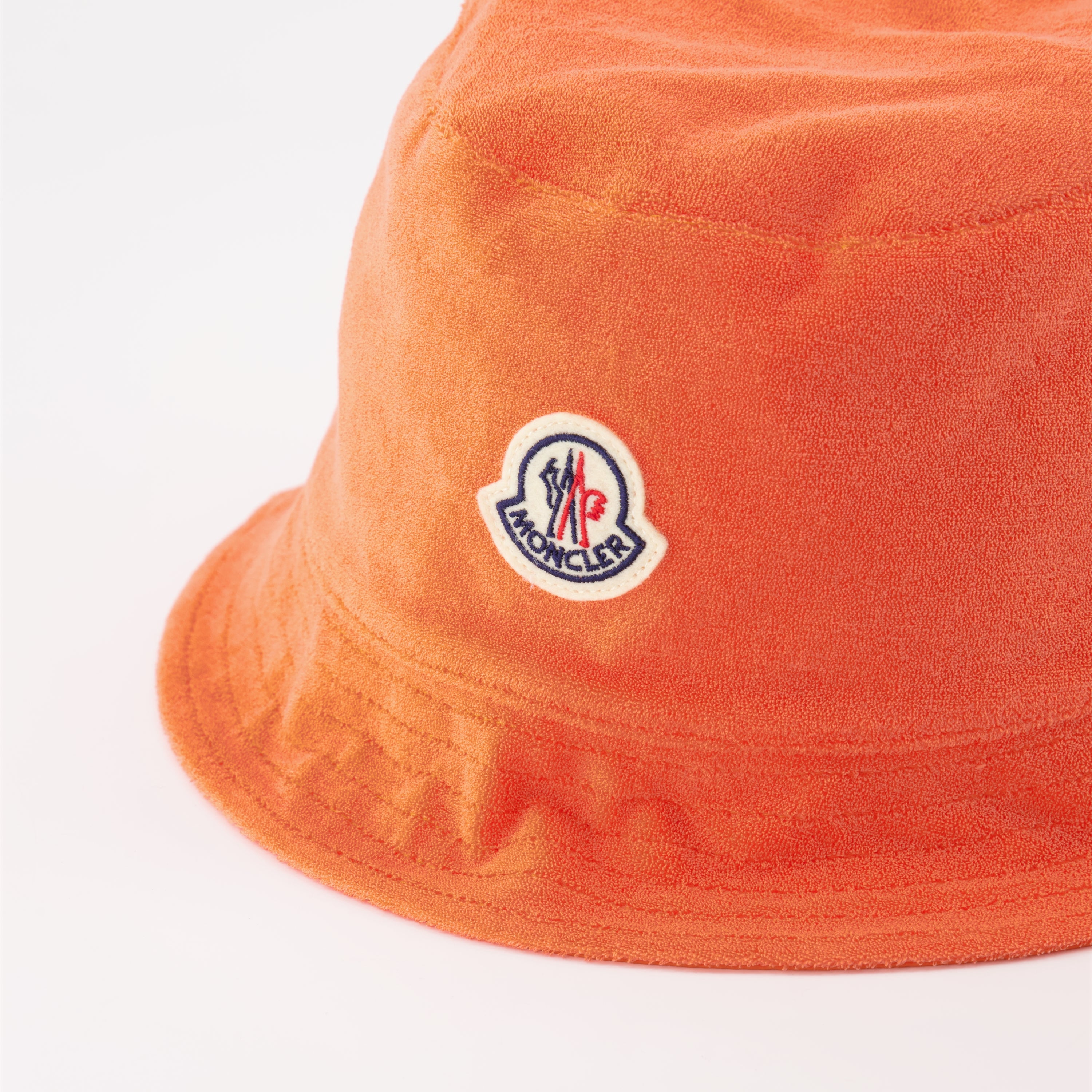 Chapéus, bonés e gorros Bob à logo Moncler Laranja Femme