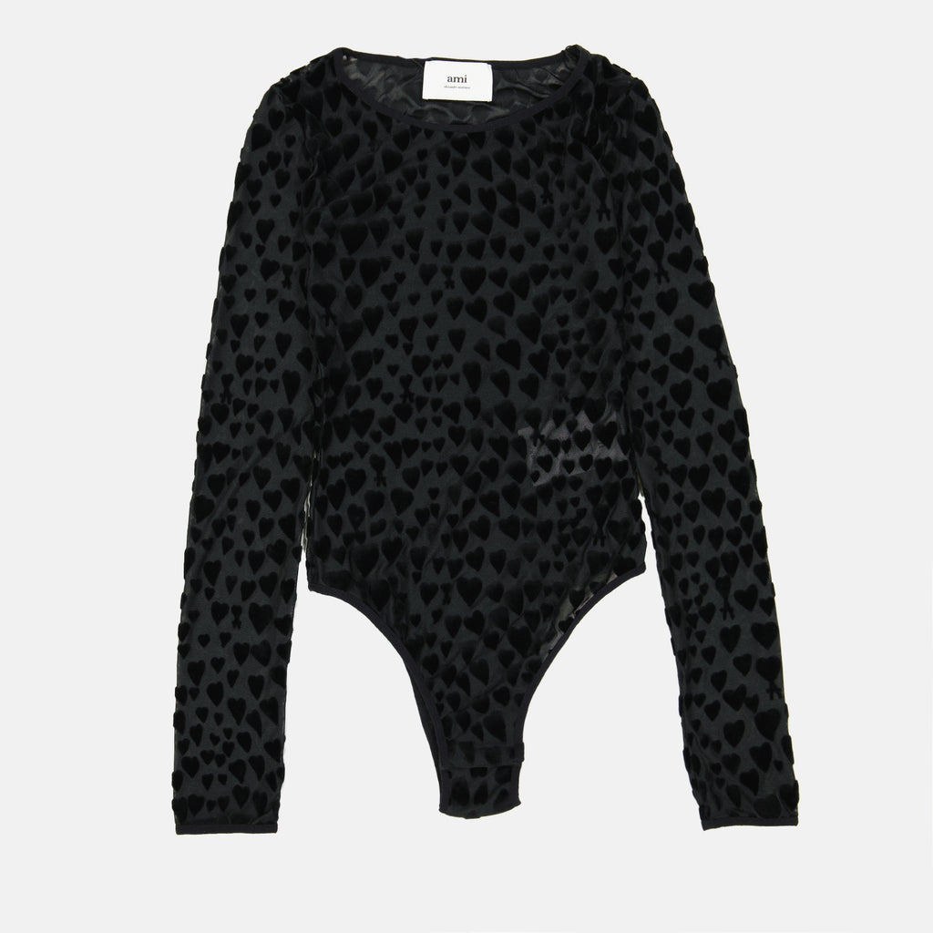 Tops Velvet bodysuit Ami PARIS Black Women