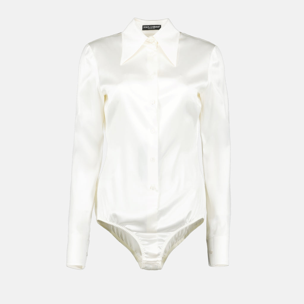 Body chemise en soie