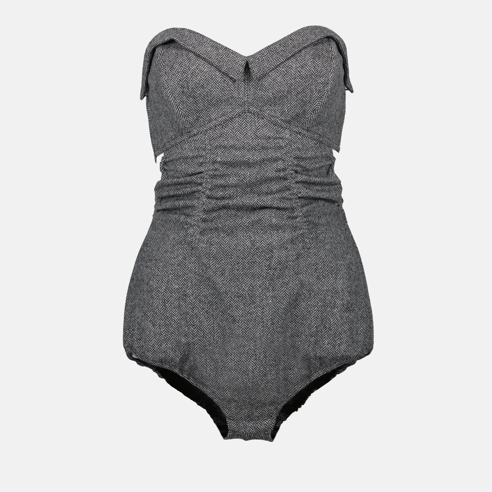 Tops Signature corset bodysuit Maison Margiela Gray Women