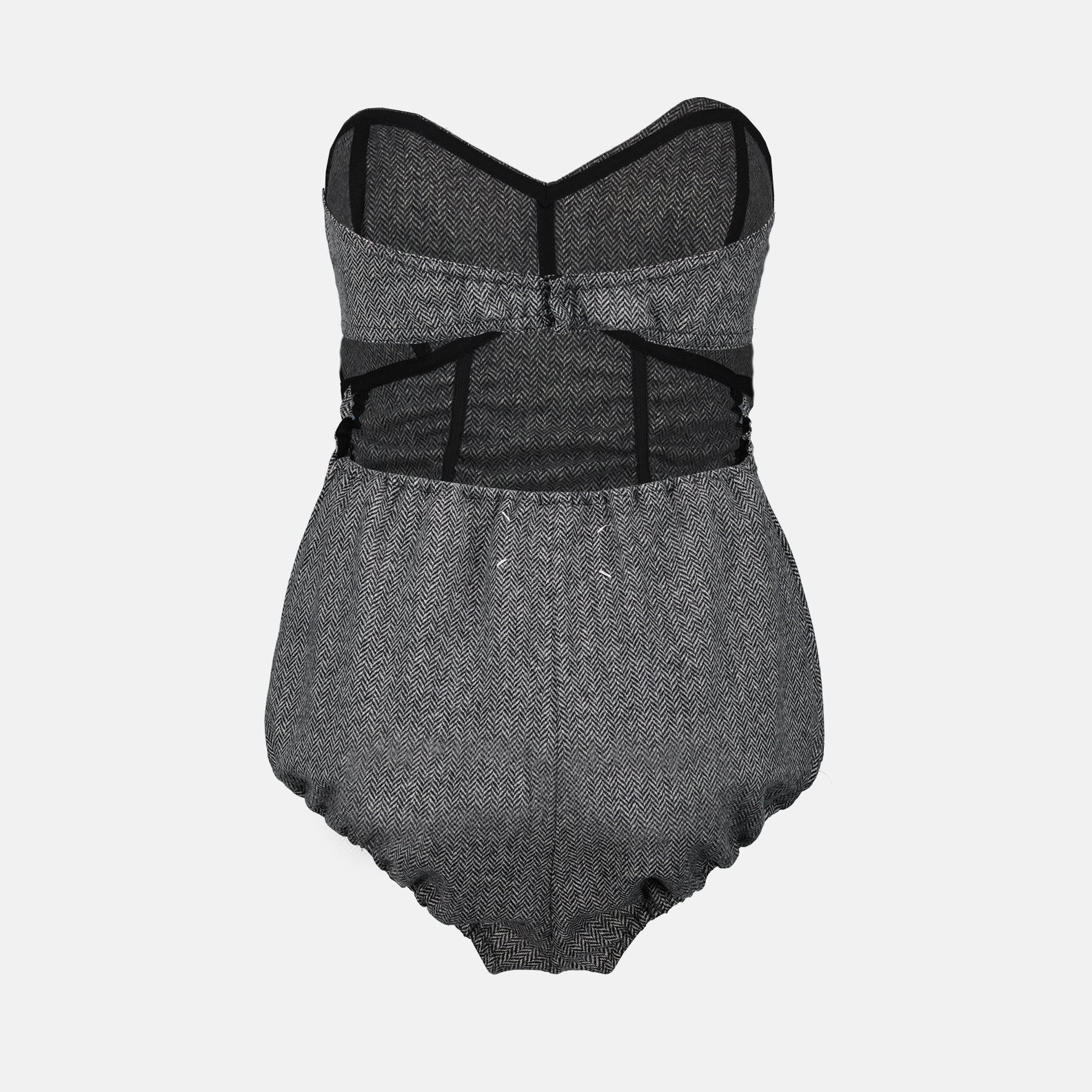 Tops Signature corset bodysuit Maison Margiela Gray Women
