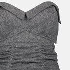 Tops Signature corset bodysuit Maison Margiela Gray Women