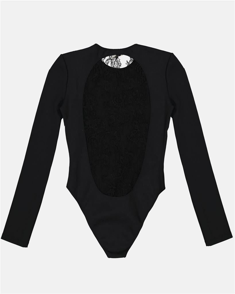 Tops Lace bodysuit Alexander McQueen Black Women