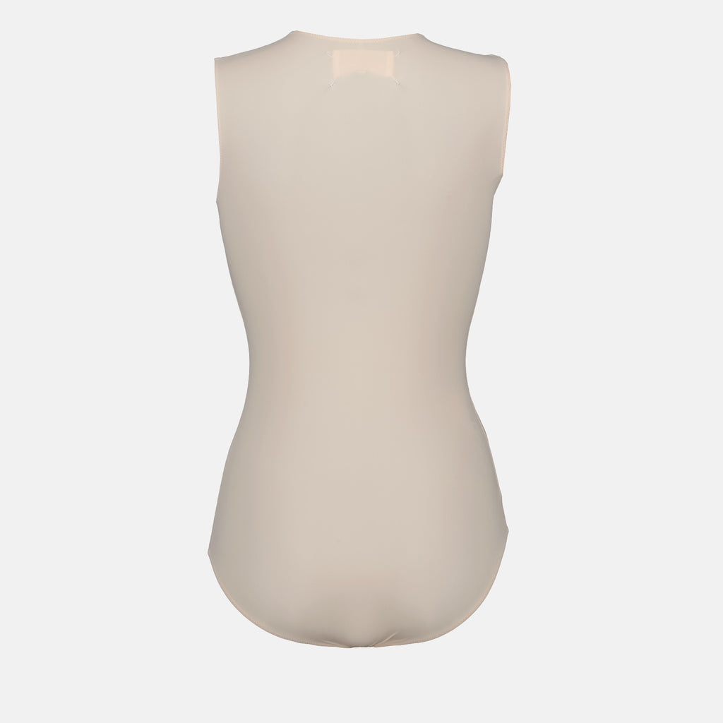 Tops Beige viscose bodysuit Maison Margiela Beige Women