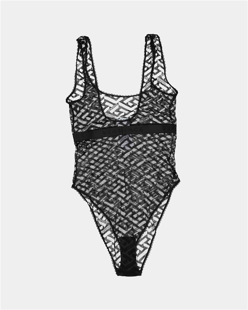 Underwear and homewear Greca Bodysuit Versace Black Women