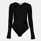 Tops Meteor Bodysuit Off-White Black Women