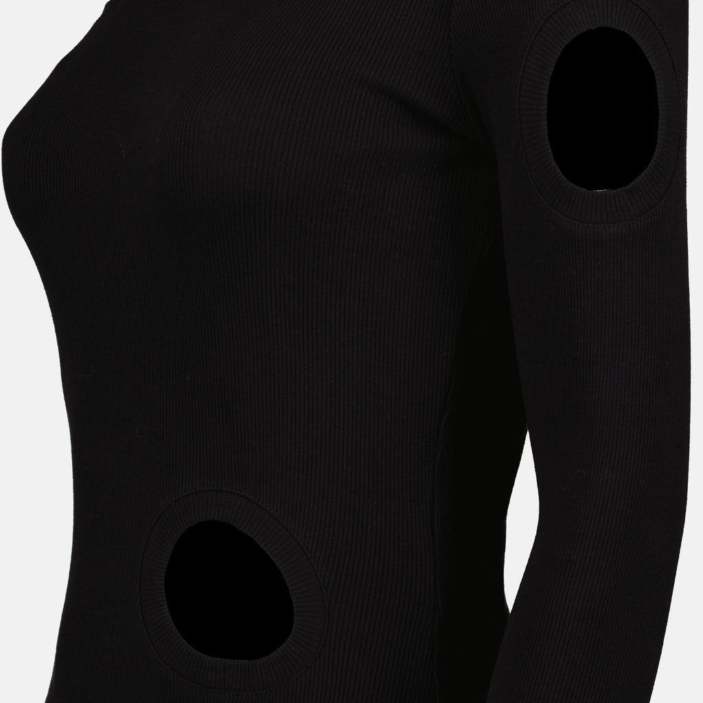 Tops Meteor Bodysuit Off-White Black Women