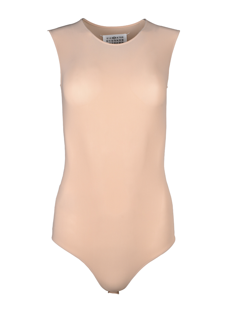 Tops Sleeveless bodysuit Maison Margiela Beige Women
