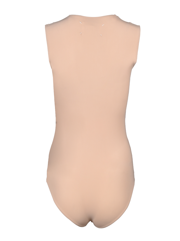 Tops Sleeveless bodysuit Maison Margiela Beige Women